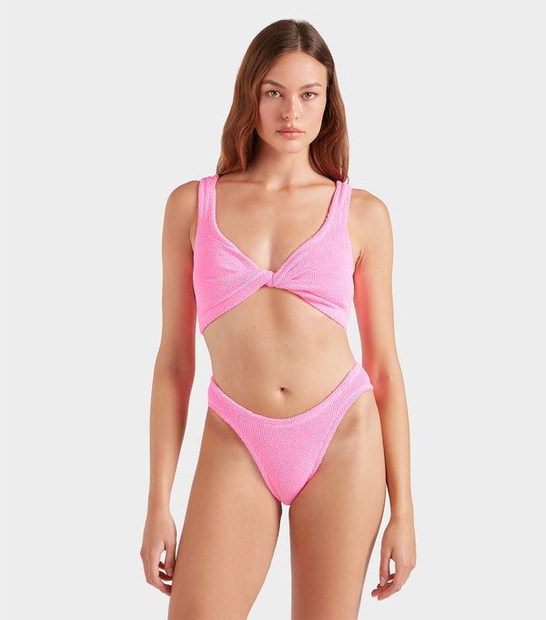 Hunza G Coverage Juno Bikini Bubblegum