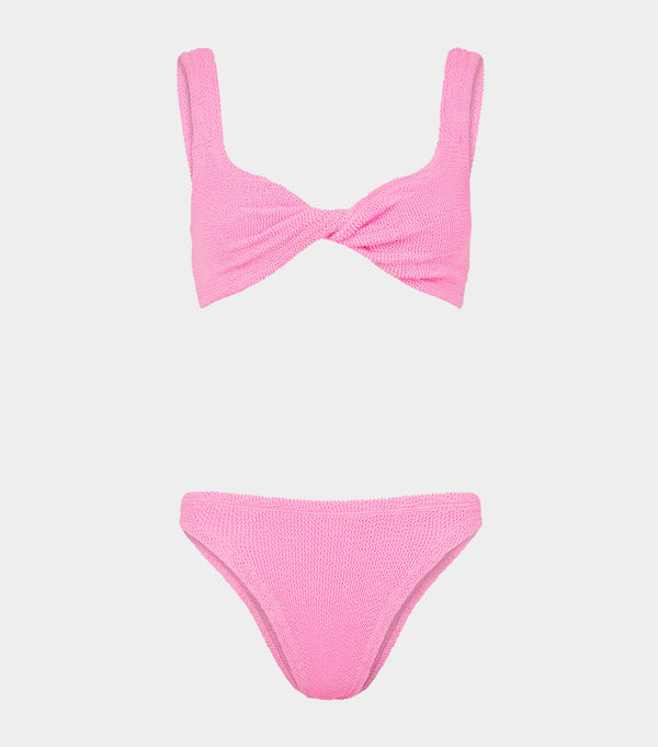 hunza g Coverage Juno Bikini Bubblegum