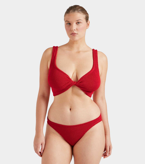 Hunza G Coverage Juno Bikini Red