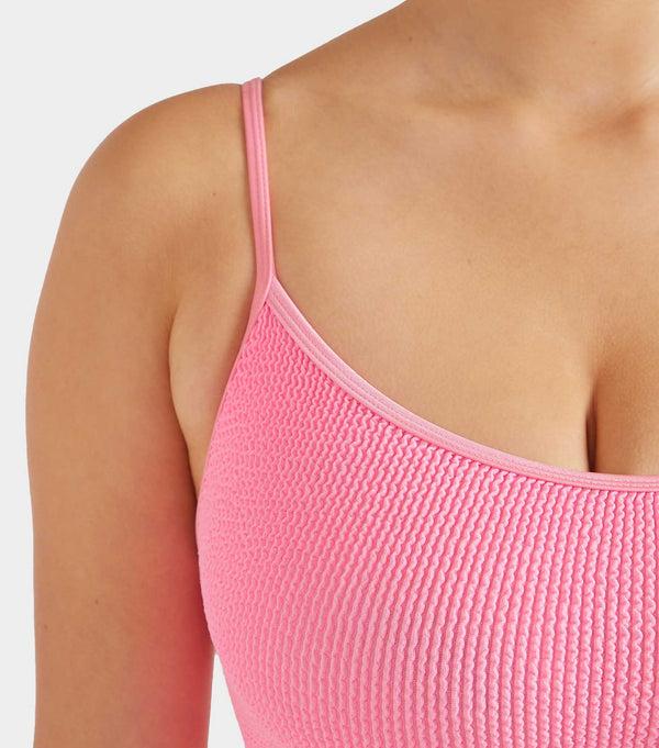 Hunza G Coverage Pamela Swim Bubblegum