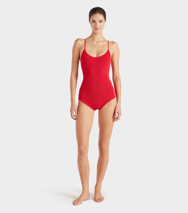 Hunza G Coverage Pamela Swim Red