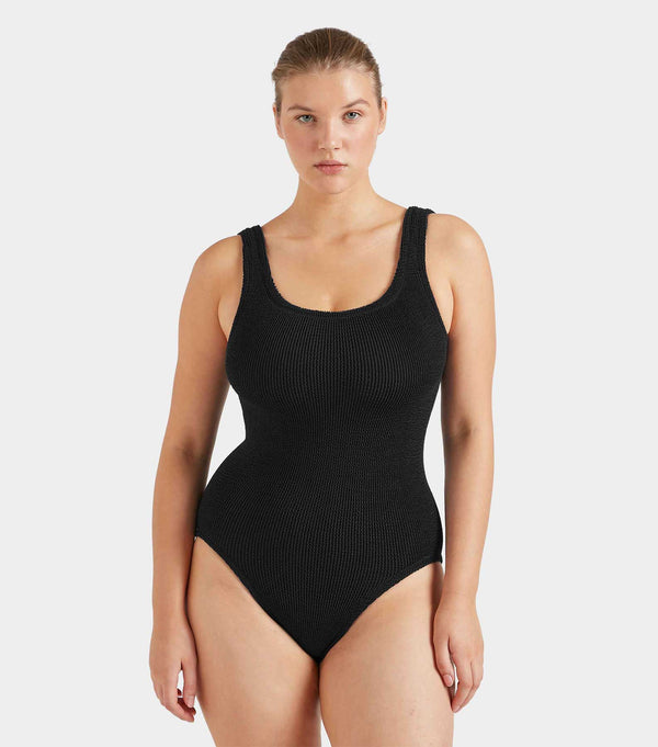 Hunza G Coverage Square Neck Swim Black