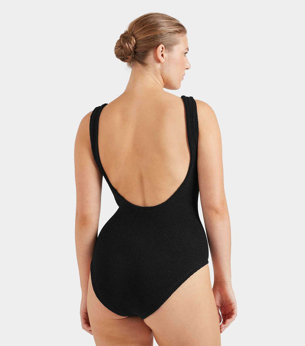 Hunza G Coverage Square Neck Swim Black