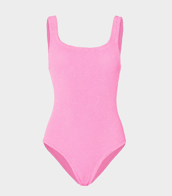 hunza g Coverage Square Neck Swim Bubblegum