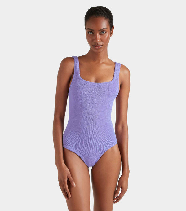 Hunza G Coverage Square Neck Swim Lilac