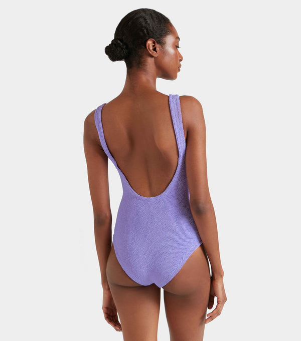 Hunza G Coverage Square Neck Swim Lilac