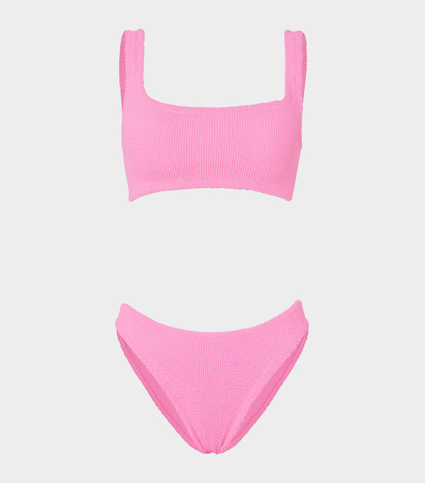 hunza g Coverage Xandra Bikini Bubblegum