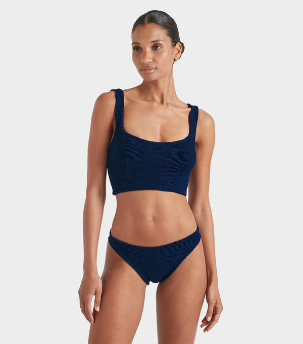 Hunza G Coverage Xandra Bikini Navy