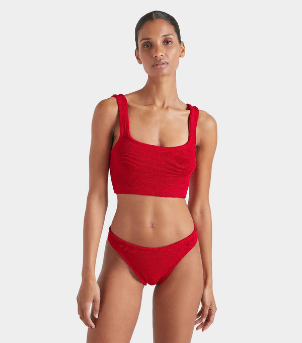Hunza G Coverage Xandra Bikini Red