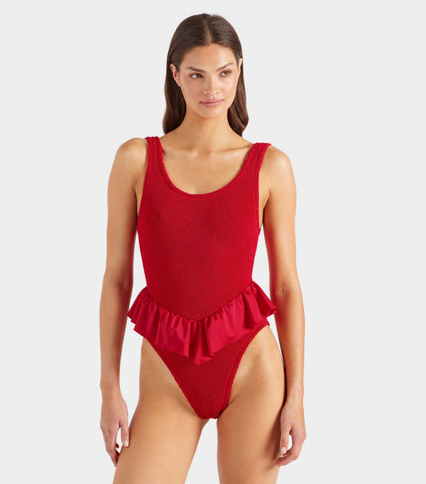 Hunza G Denise Swim Red