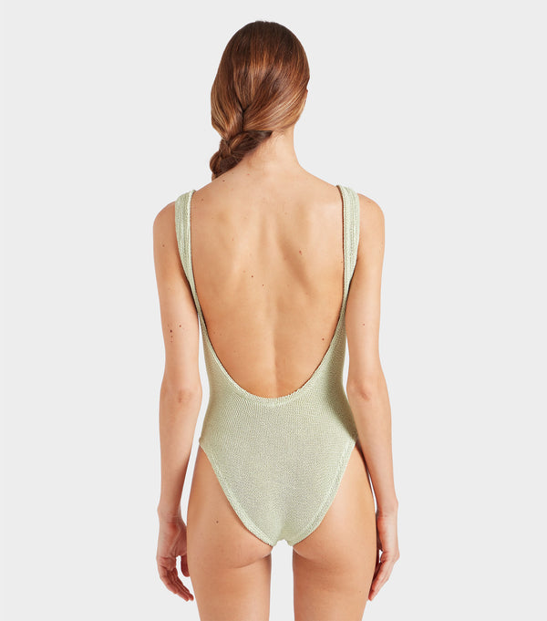 Hunza G For Fouquet's Square Neck Swim Sage