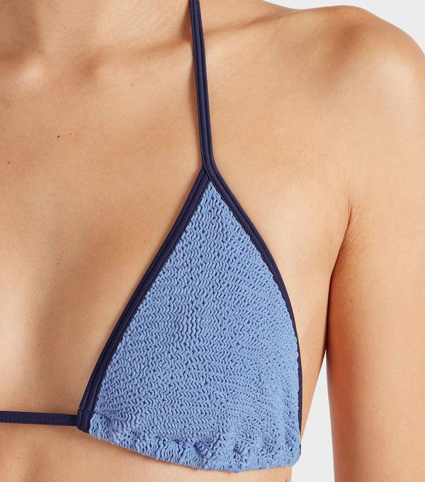 Hunza G Gina Bikini Contrast Cornflower/Navy