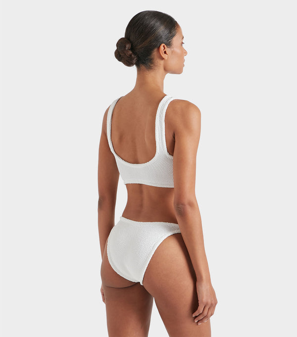 Hunza G Hallie Bikini White