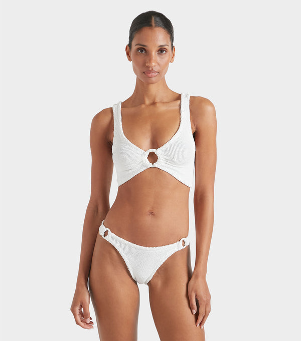 hunza g Hallie Bikini White