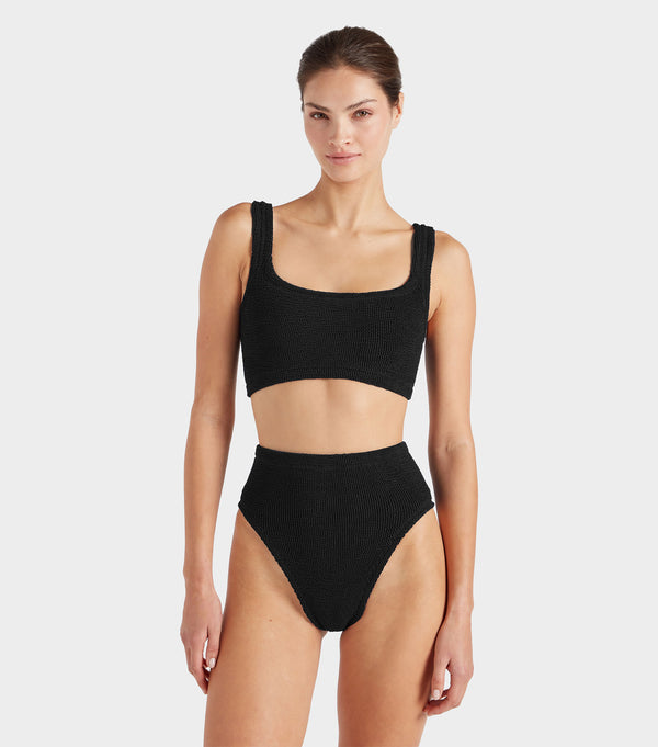 Hunza G High Waist Bikini Bottom Black