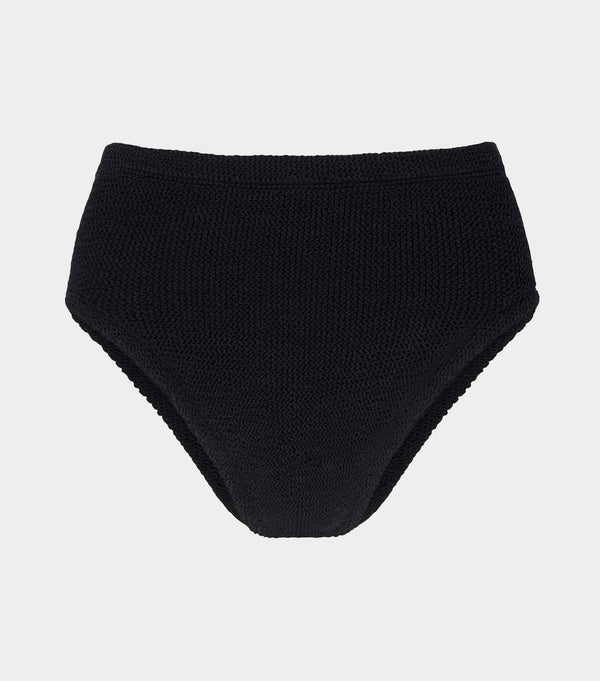 hunza g High Waist Bikini Bottom Black