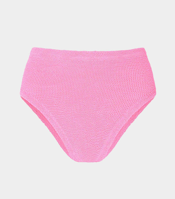 hunza g High Waist Bikini Bottom Bubblegum