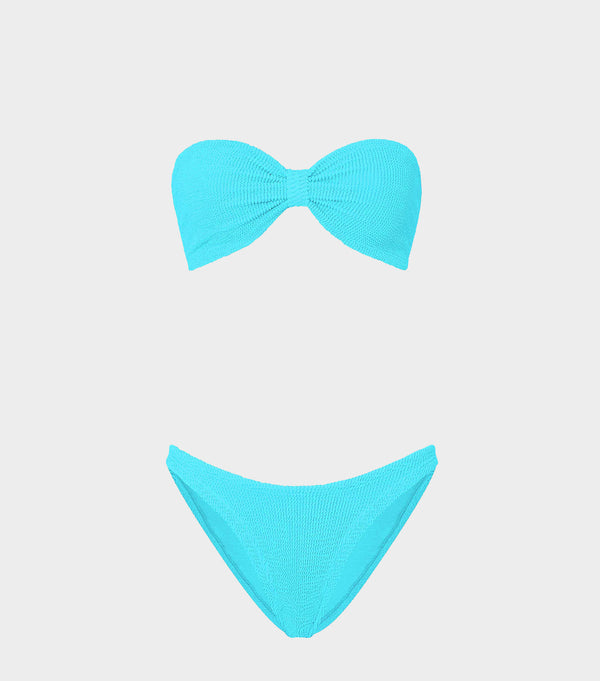 hunza g Jean Bikini Aqua