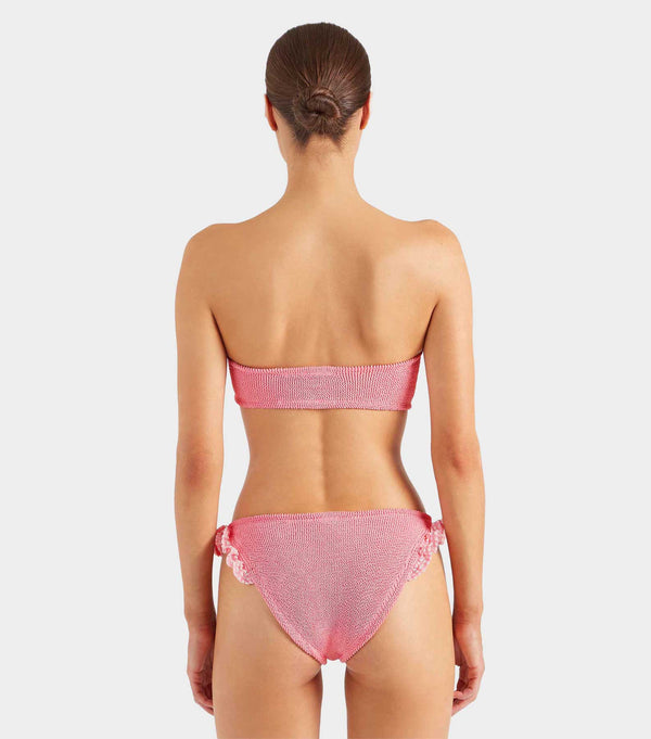 Hunza G Jean Bikini Milkshake Gingham