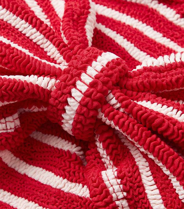 Hunza G Jean Bikini Red/White Stripe