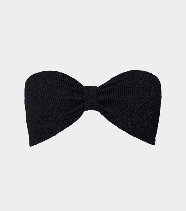 hunza g Jean Bikini Top Black