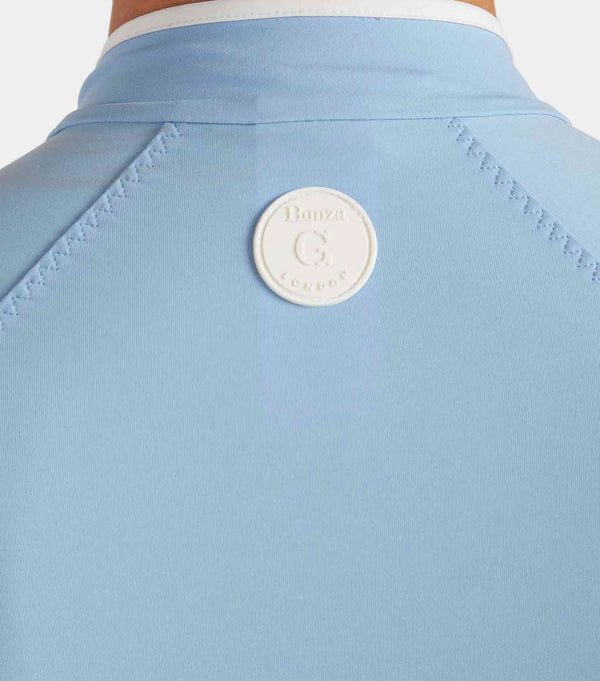 Hunza G Katya UPF 50+ Swim Cornflower/White