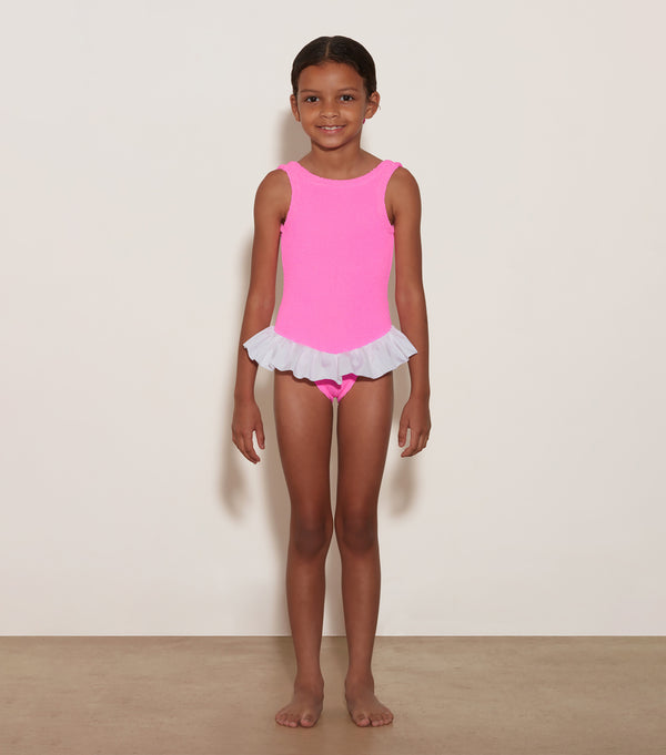 Hunza G Kids Denise Swim (Ages 3 To 6) Bubblegum