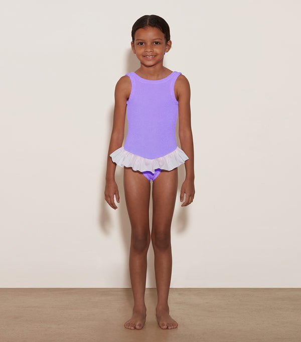 Hunza G Kids Denise Swim (Ages 3 To 6) Lilac