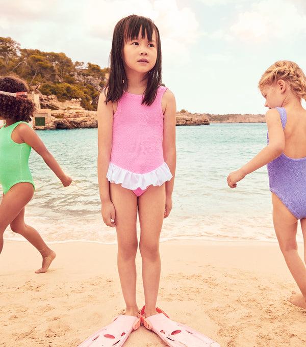 hunza g Kids Denise Swim (Ages 7 to 12) Bubblegum