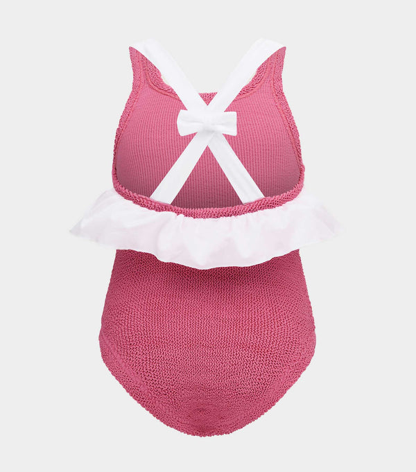 hunza g Kids Lara Swim (Ages 7 to 12) Candy Pink