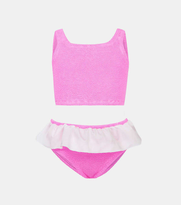 Hunza G Kids Olive Bikini (Ages 3 To 6) Bubblegum