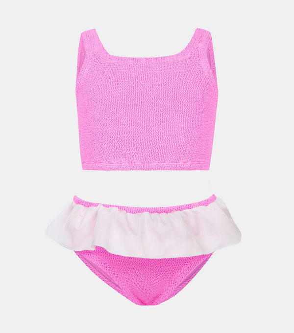 Hunza G Kids Olive Bikini (Ages 7 To 12) Bubblegum