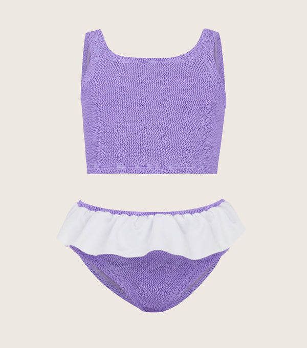 Hunza G Kids Olive Bikini (Ages 7 To 12) Lilac