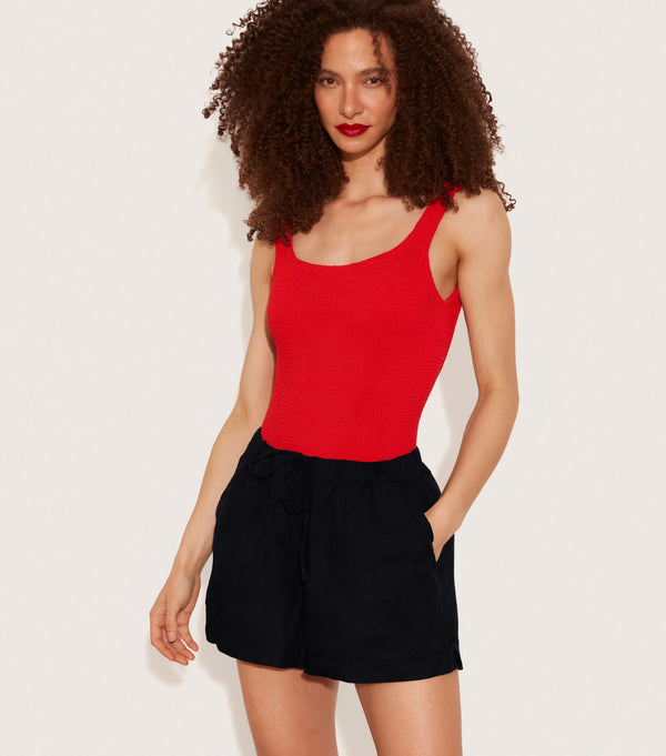 Hunza G Linen Shorts Black