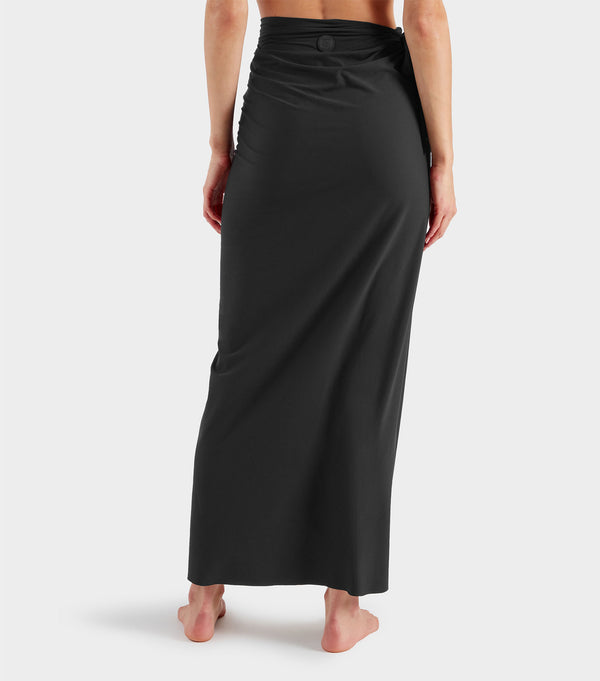 Hunza G Long UPF 50+ Sarong Black