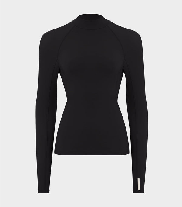 hunza g Miley UPF 50+ Top Black