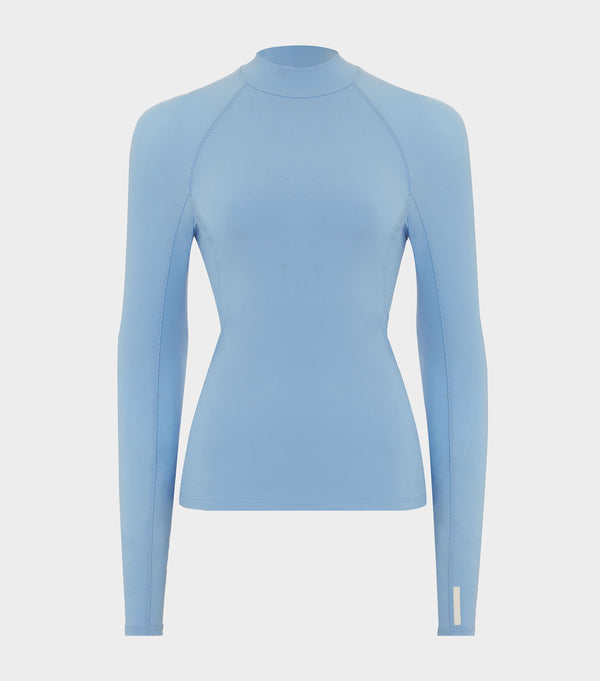 hunza g Miley UPF 50+ Top Cornflower