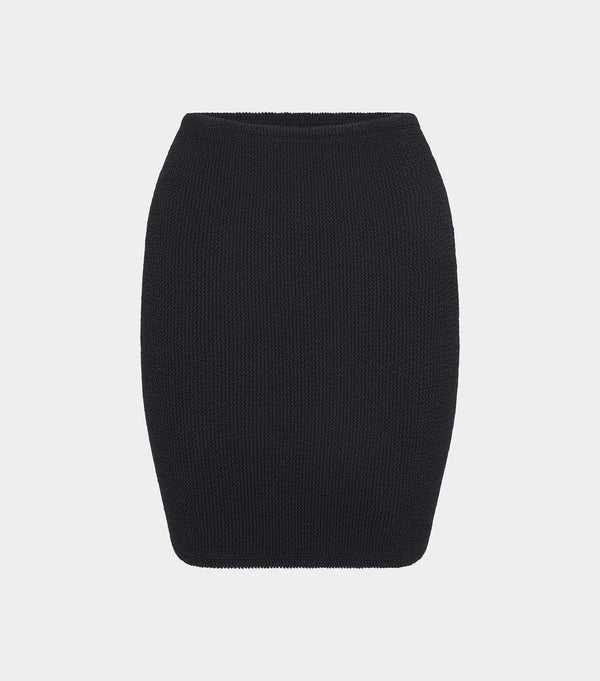 hunza g Mini Skirt/Tube Top Black