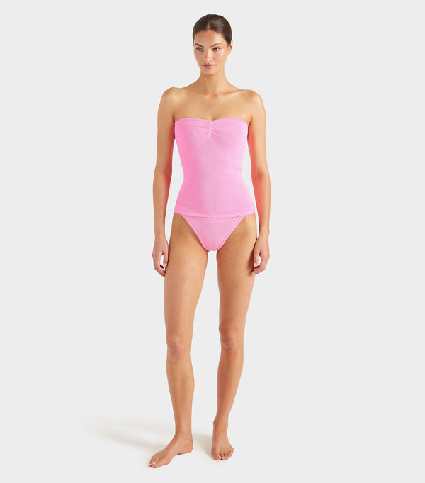 Hunza G Mini Skirt/Tube Top Bubblegum