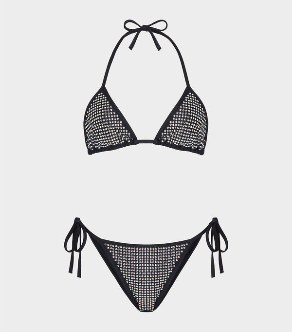 hunza g Monica Lava Bikini Black/Silver