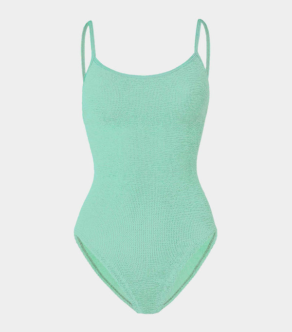 hunza g Pamela Swim Metallic Mint