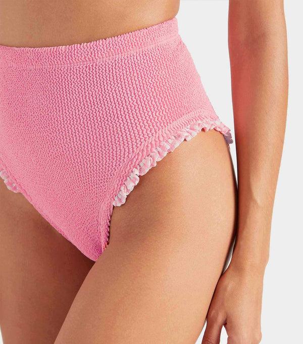 Hunza G Peggy Bikini Milkshake Gingham