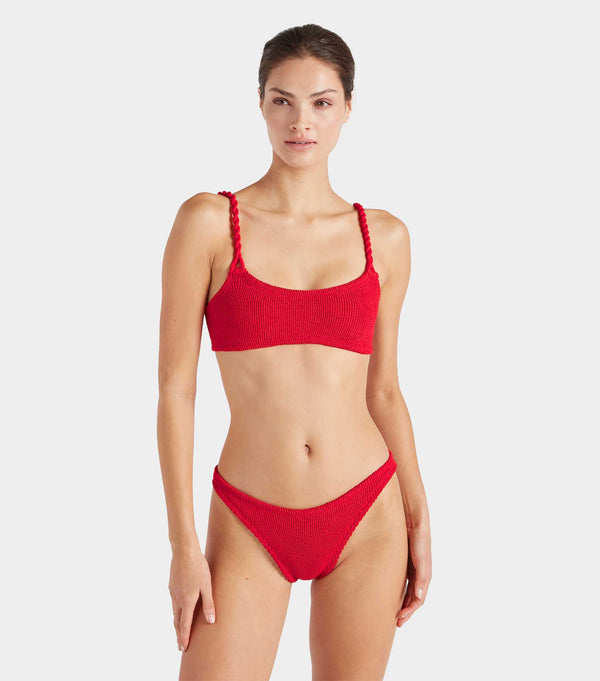 Hunza G Phoebe Bikini Red