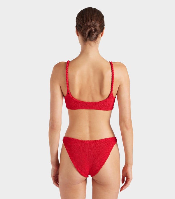 Hunza G Phoebe Bikini Red