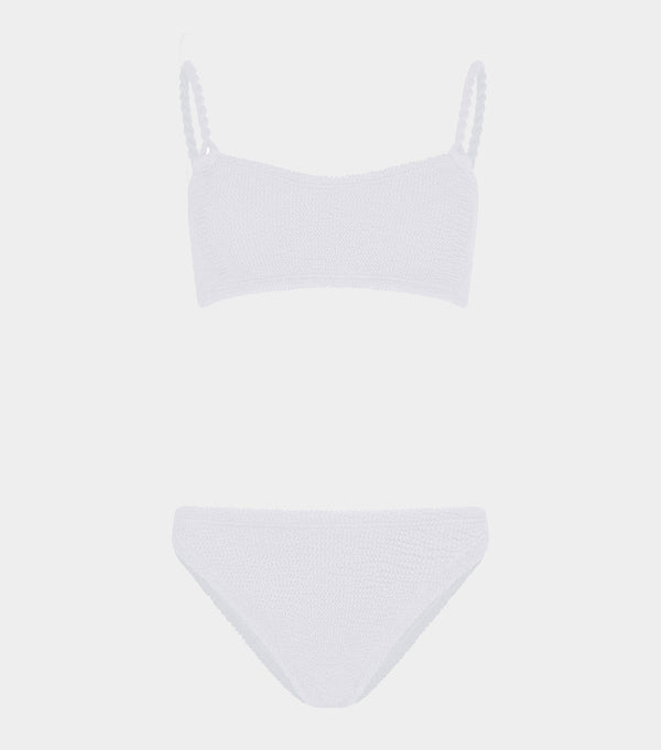 Hunza G Phoebe Bikini White