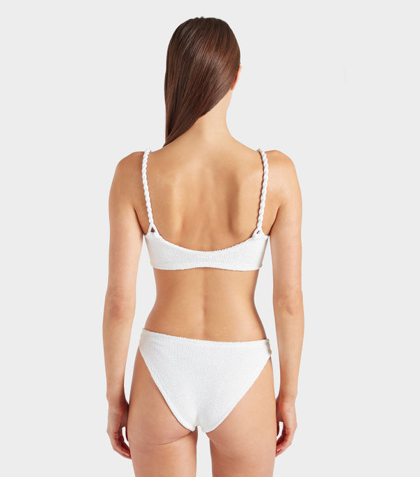 Hunza G Phoebe Bikini White