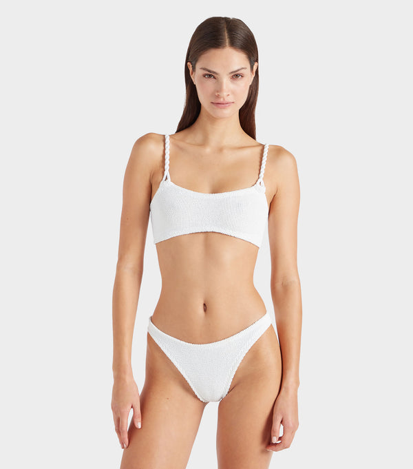 hunza g Phoebe Bikini White