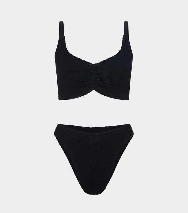 hunza g Post Mastectomy Bikini Black