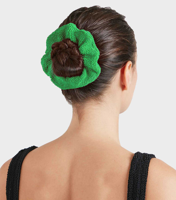 Hunza G Scrunchie Emerald