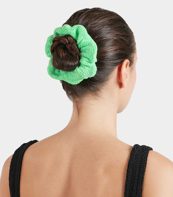 Hunza G Scrunchie Lime